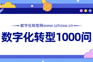 数字化转型1000问-数字化转型网szhzxw.cn