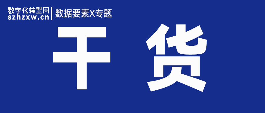 数据要素X专题干货
