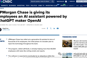 摩根大通为6万名员工普及“ChatGPT助理”-数字化转型网www.szhzxw.cn