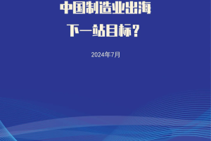 中国制造业出海下一站目标?-数字化转型网www.szhzxw.cn