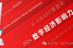 星盘奖X-Award：2024数字经济影响力企业