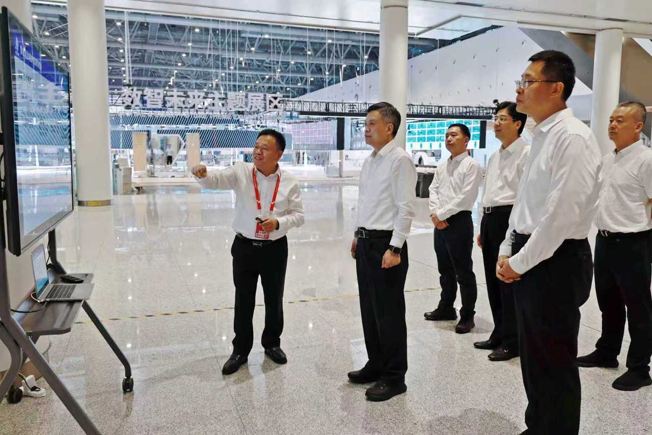 第四届全球数字贸易博览会动态|刘捷检查第四届全球数字贸易博览会筹备工作