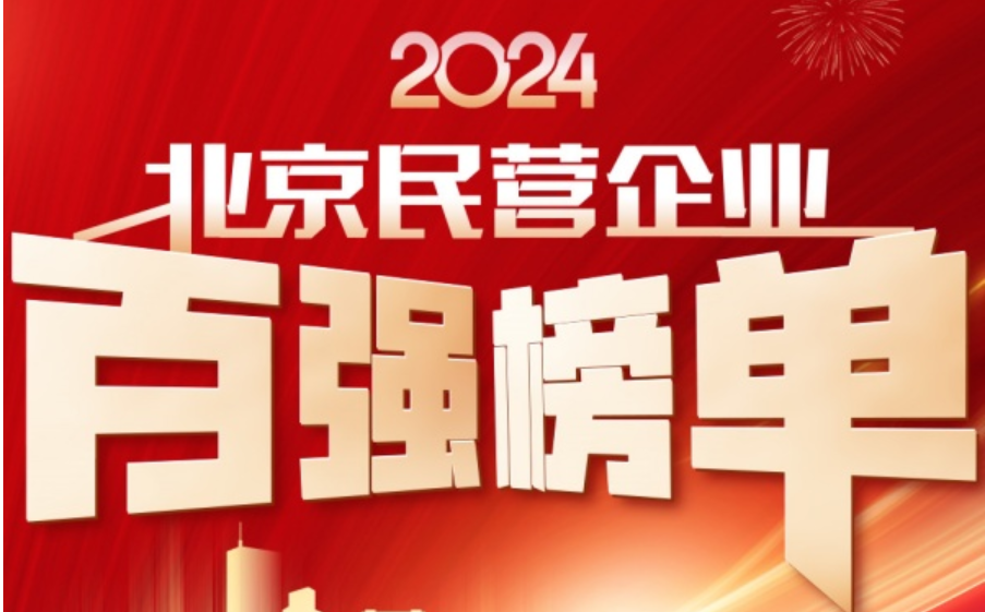 2024北京民营企业100强—数字化转型网www.szhzxw.cn