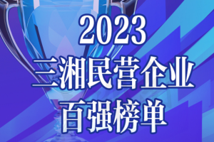 2023三湘民营企业100强—数字化转型网www.szhzxw.cn