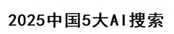 2025中国5大AI搜索—数字化转型网www.szhzxw.cn