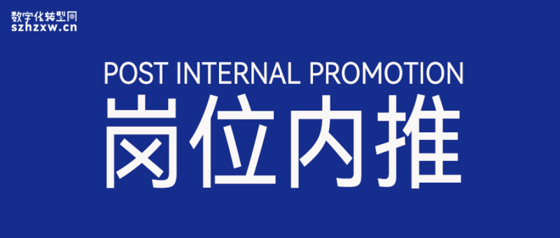 岗位内推-数字化转型网szhzxw.cn
