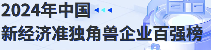 2024中国新经济独角兽企业TOP100—数字化转型网www.szhzxw.cn
