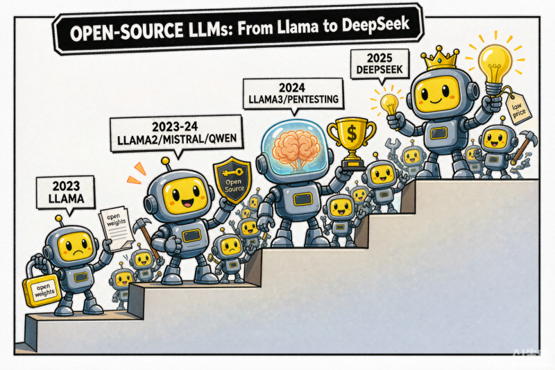 开源大模型5年：从Llama到DeepSeek