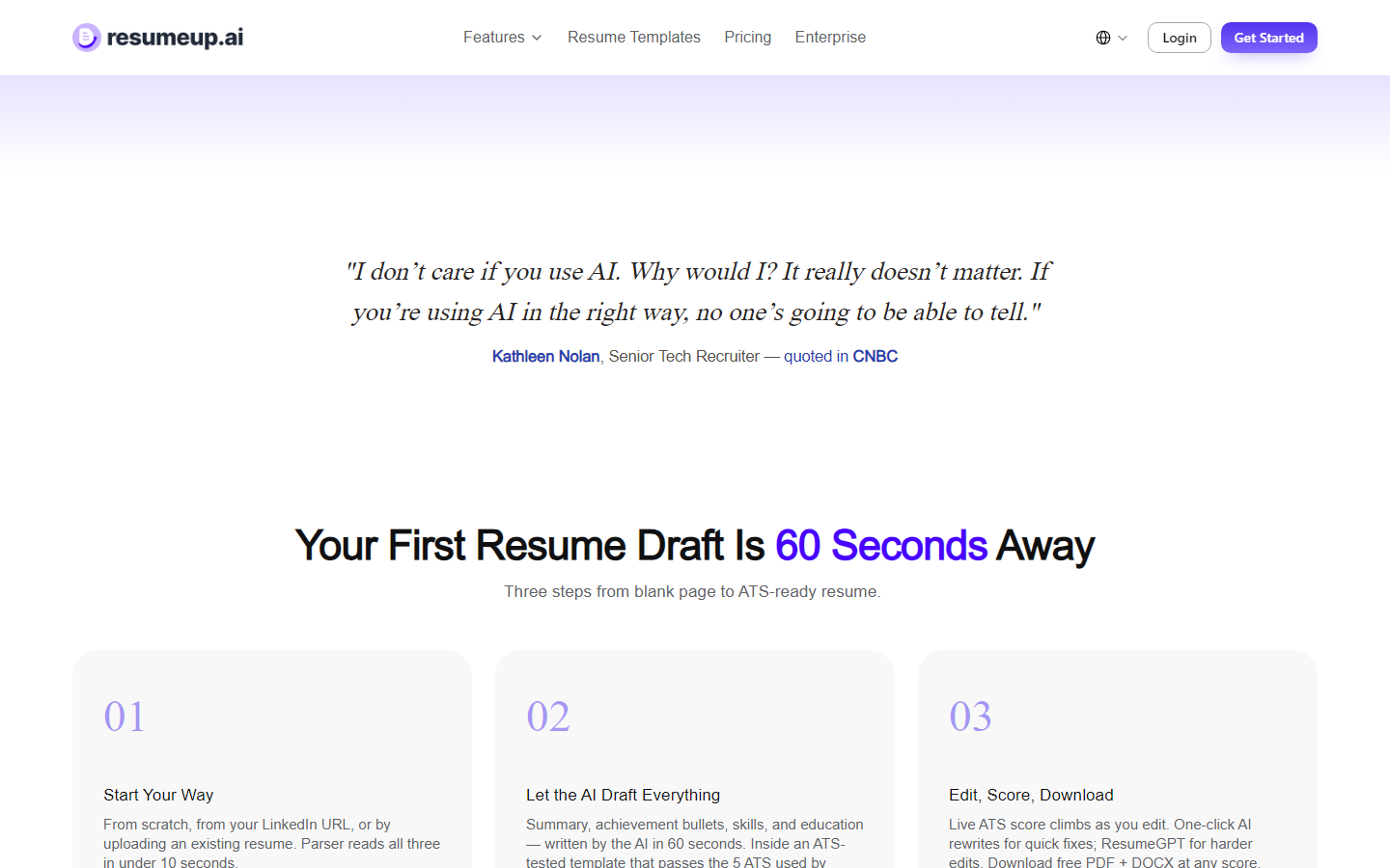 ResumeUp AI Resume Builder