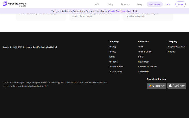 Upscale.media Plugins 官网