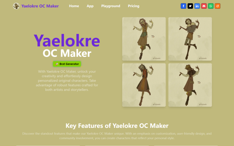 Yaelokre OC Maker 官网
