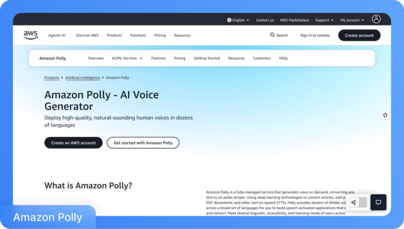 Amazon Polly