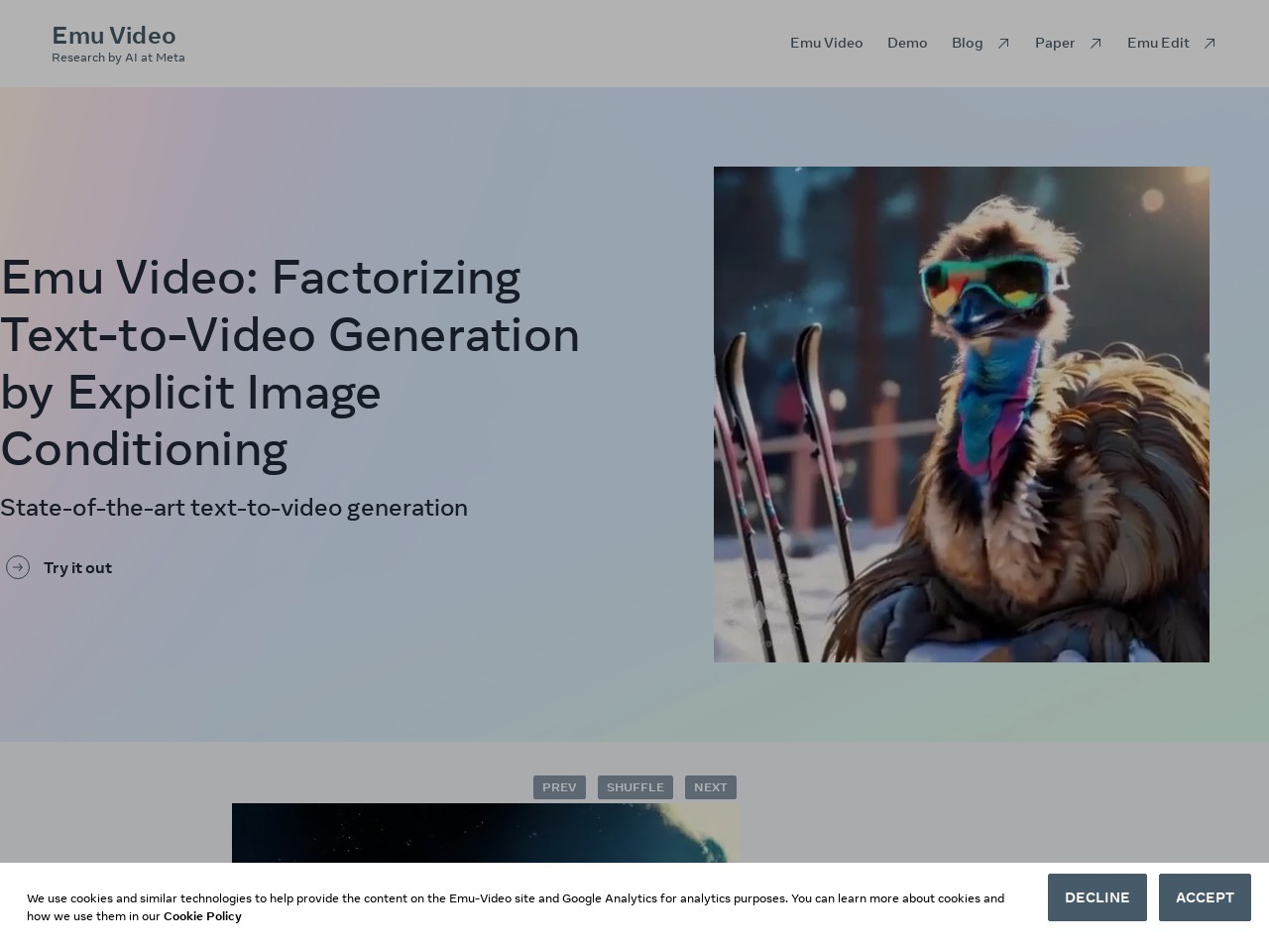 Meta Emu Video