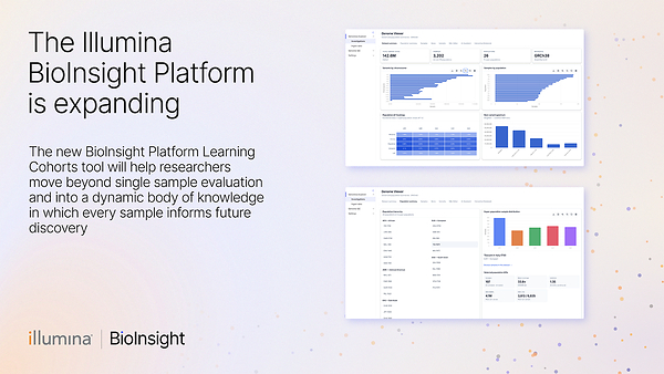 因美纳扩展BioInsight Platform软件产品组合，加速从测序到科学发现的进程
