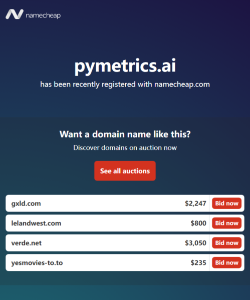 Pymetrics